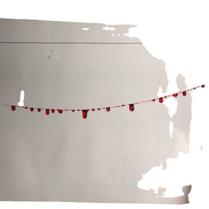 Wholesale Stainless Steel Cross Blood Drop Bracelet Necklace